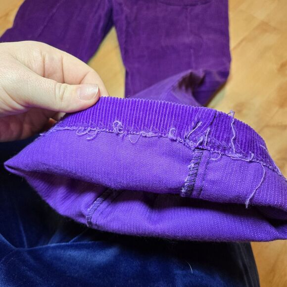 Vintage‎ Bare Kat Corduroy Purple Straight Leg Pants 30" Waist Rare - Picture 5 of 9